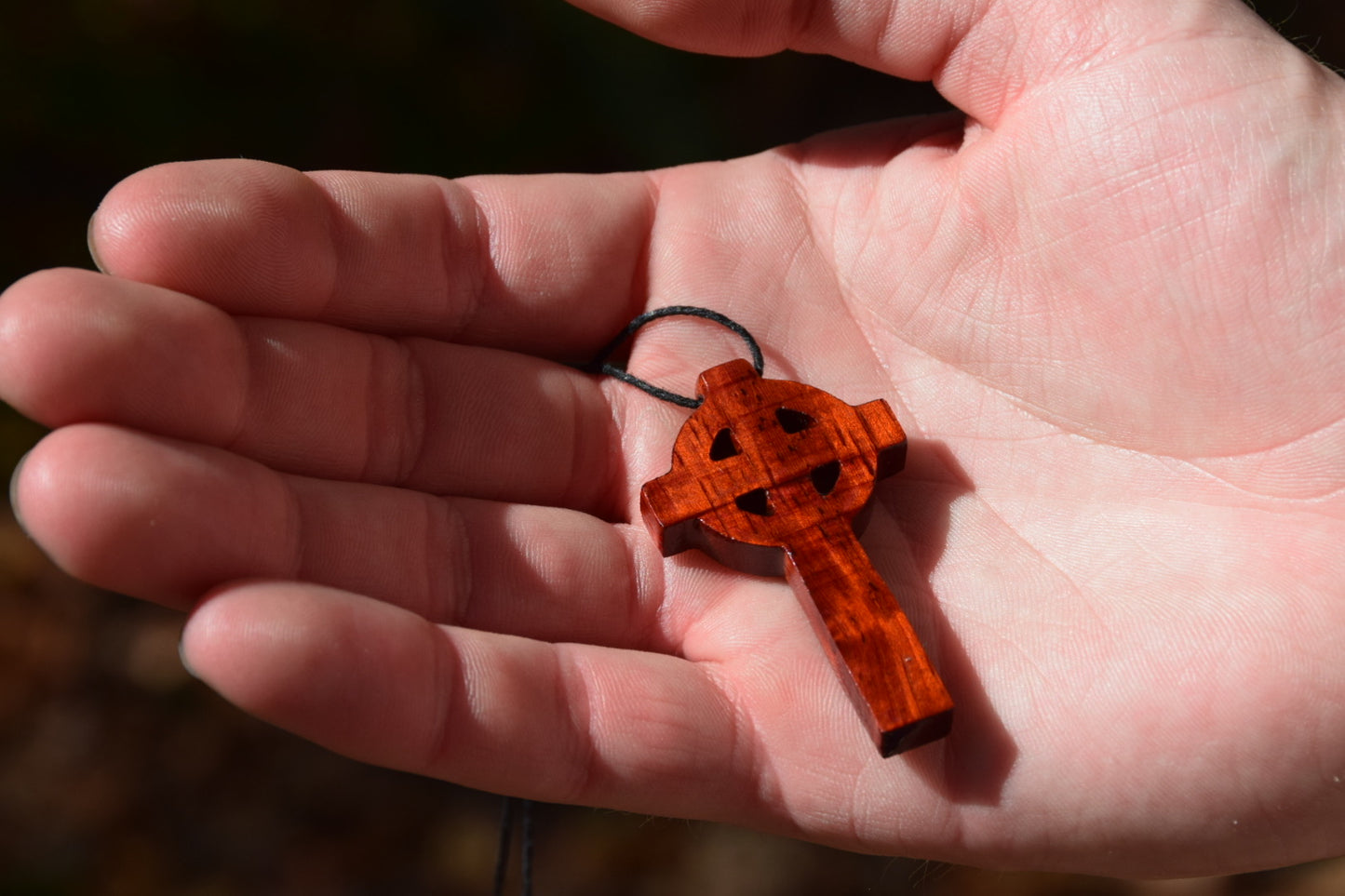 Wooden Cross Necklace